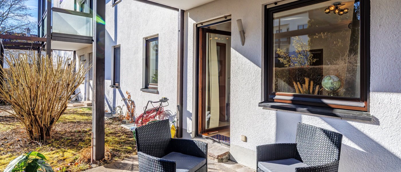 piso con jardín München Altperlach 02 terraza 14773