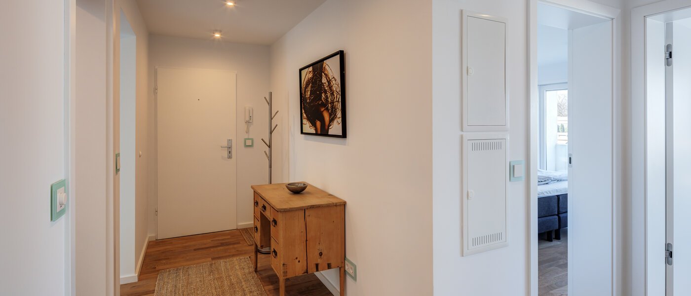 ático con terraza München Nymphenburg 01 pasillo 14775