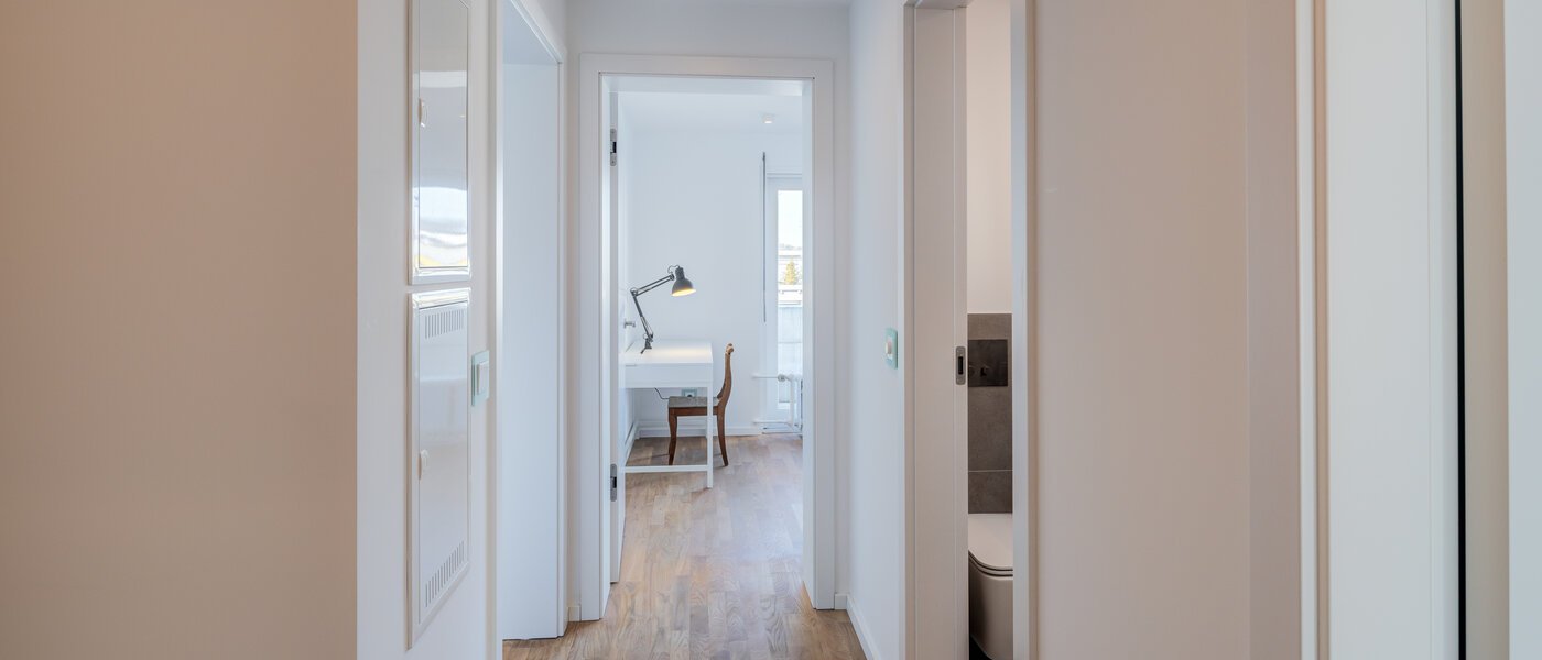 ático con terraza München Nymphenburg 02 pasillo 14775