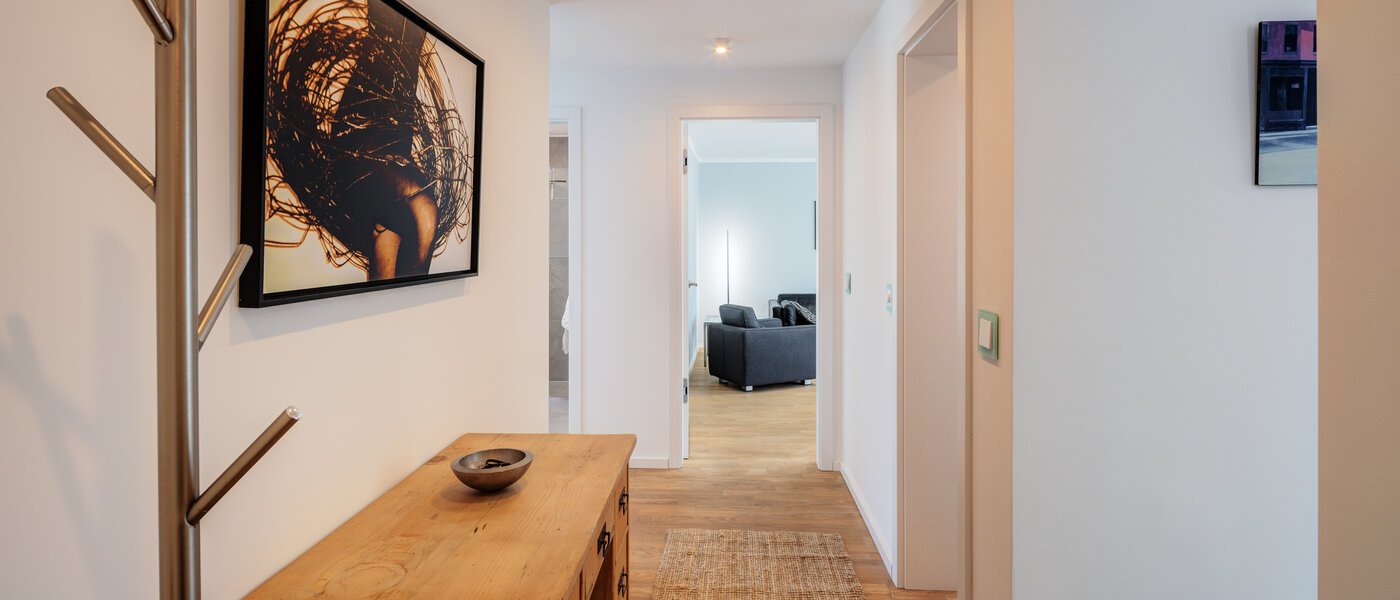 ático con terraza München Nymphenburg 03 pasillo 14775