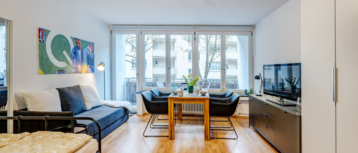 apartamento München Schwabing-West (rund um den Hohenzollernplatz) 01 zona de día  14776