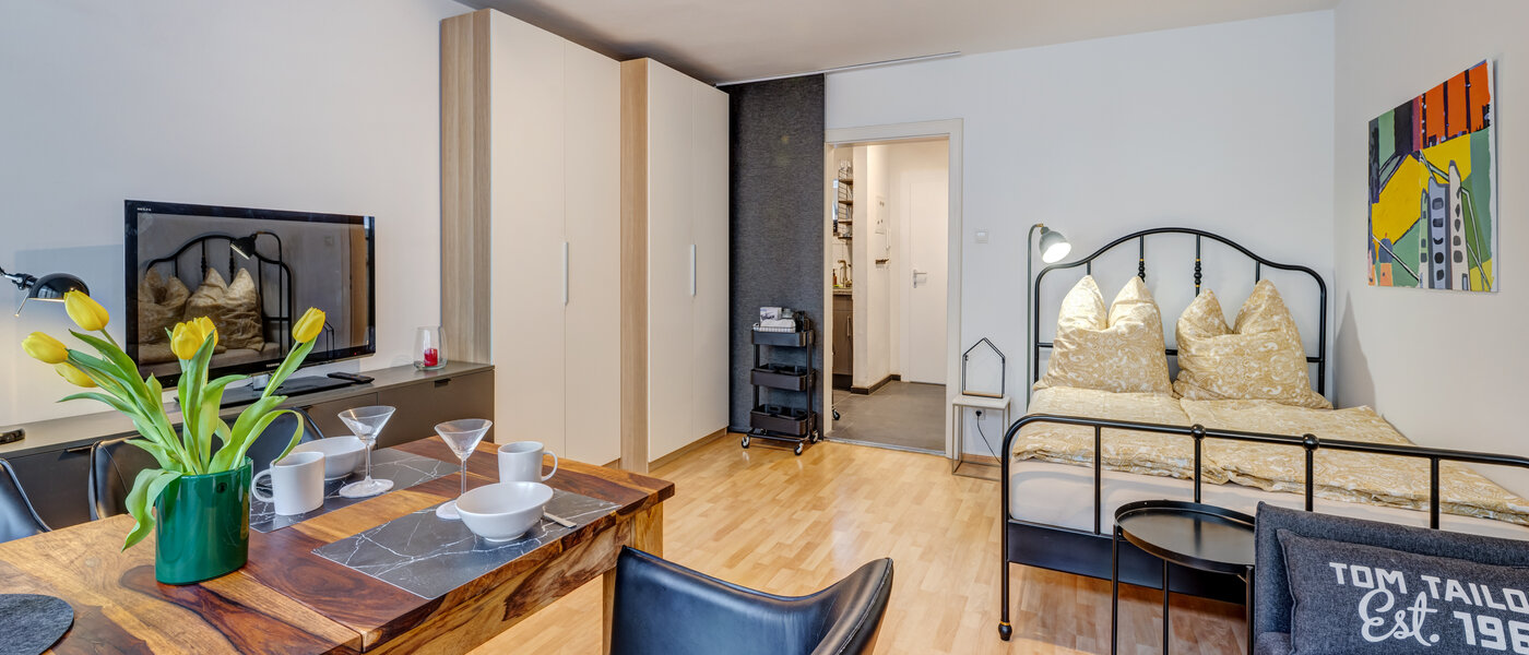 apartamento München Schwabing-West (rund um den Hohenzollernplatz) 02 zona de día  14776