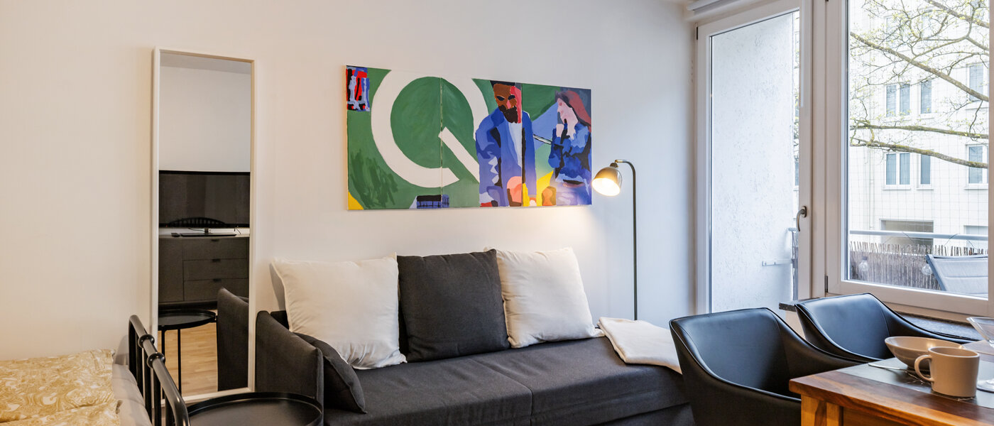 apartamento München Schwabing-West (rund um den Hohenzollernplatz) 04 zona de día  14776