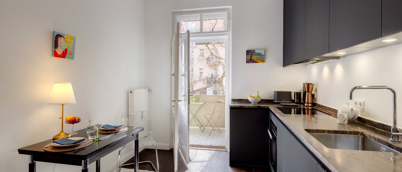 apartamento München Maxvorstadt - Rund um den Josephplatz 01 cocina 14777