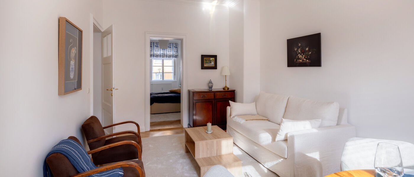 apartamento München Maxvorstadt - Rund um den Josephplatz 04 sala de estar 14777