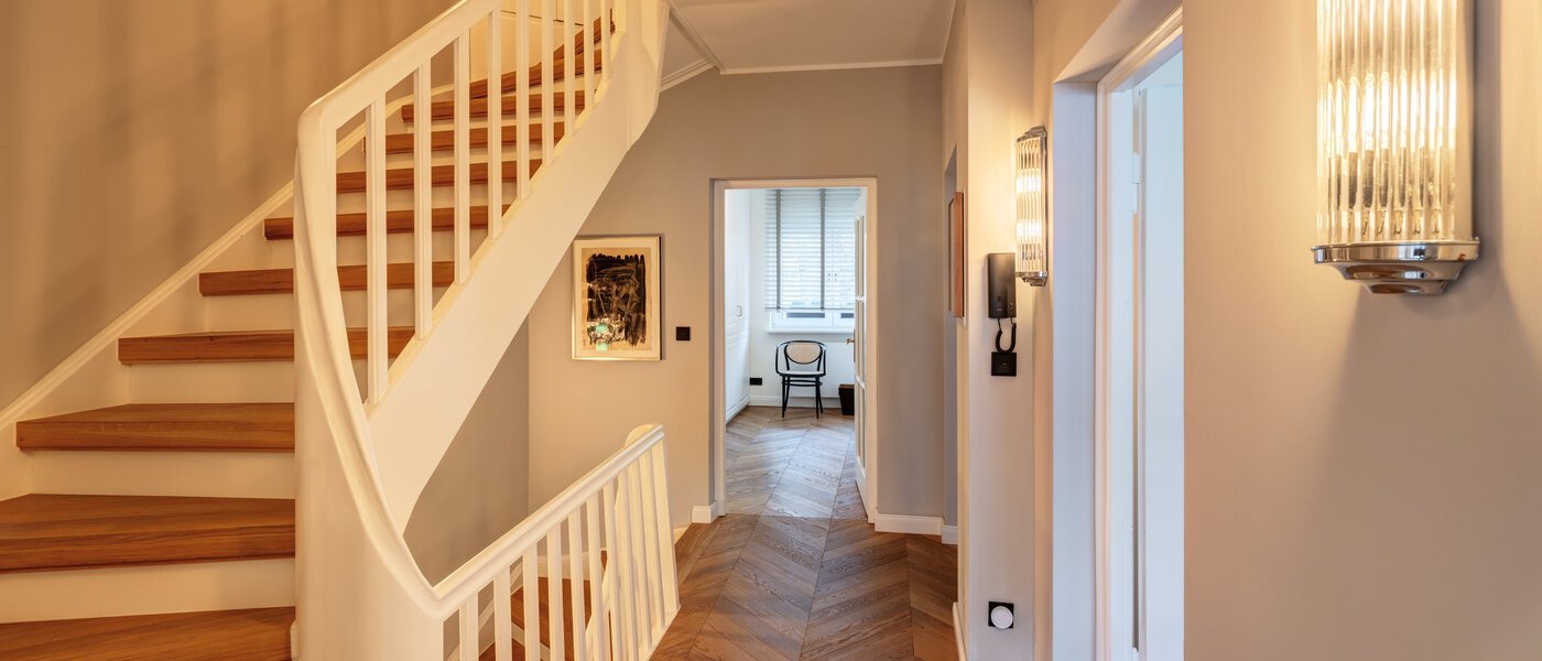 chalet adosado München Schwabing 06 pasillo 14779