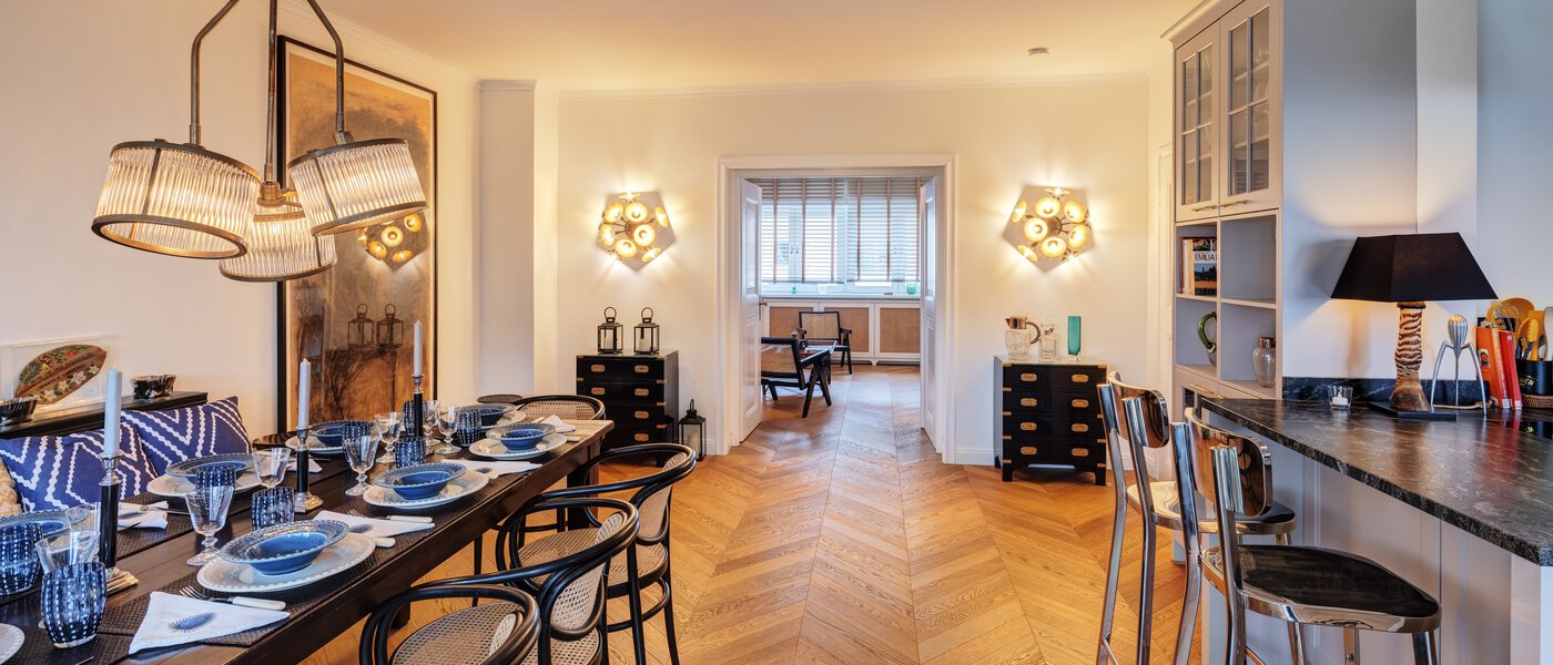 chalet adosado München Schwabing 03 zona comedor 14779