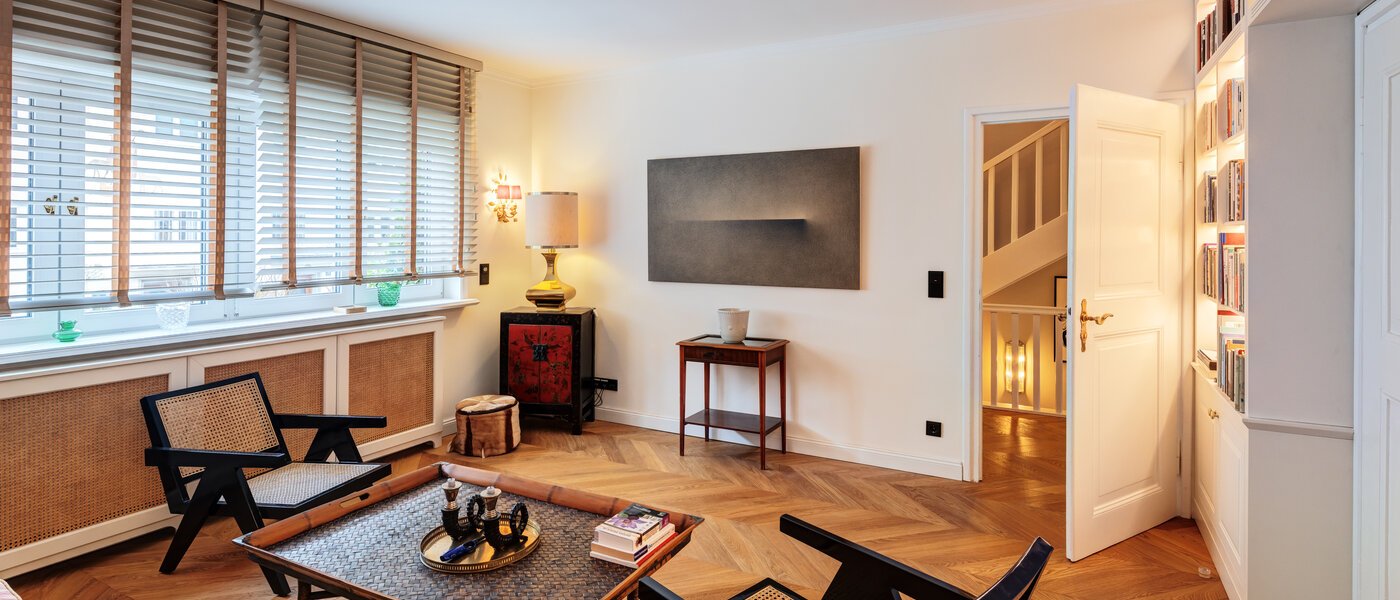 chalet adosado München Schwabing 03 Biblioteca 14779