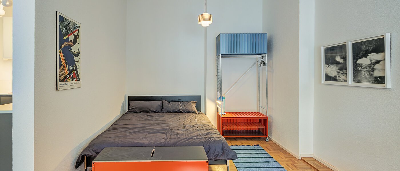 apartamento München Glockenbachviertel 01 zona de dormir 14780