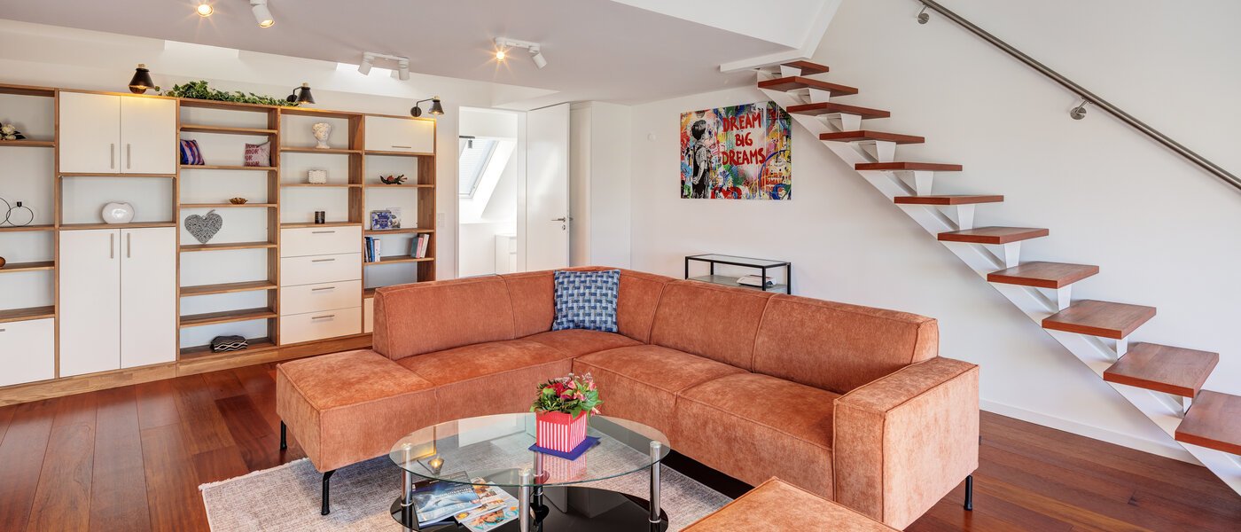 dúplex con galería München Maxvorstadt 05 zona de día  14785