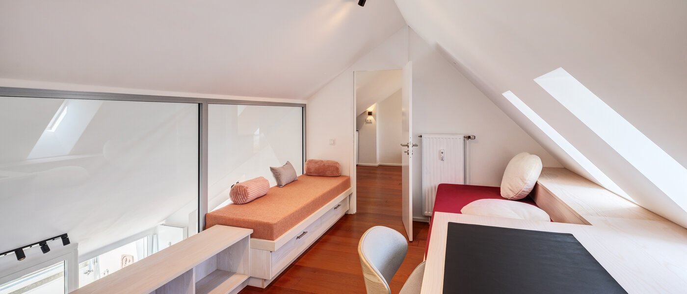 dúplex con galería München Maxvorstadt 02 Oficina / Habitación de invitados 14785