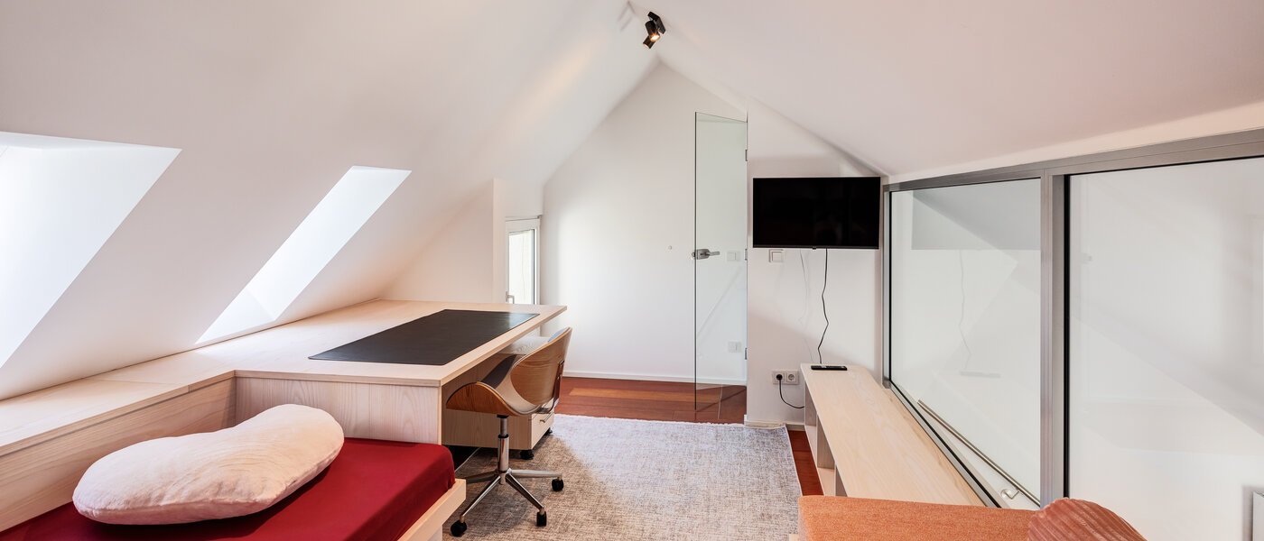 dúplex con galería München Maxvorstadt 03 Oficina / Habitación de invitados 14785