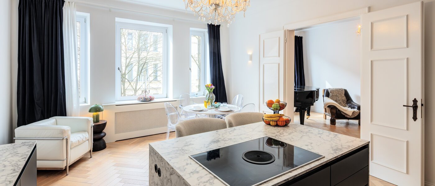 apartamento München Schwabing-West (rund um den Hohenzollernplatz) 04 cocina 14795