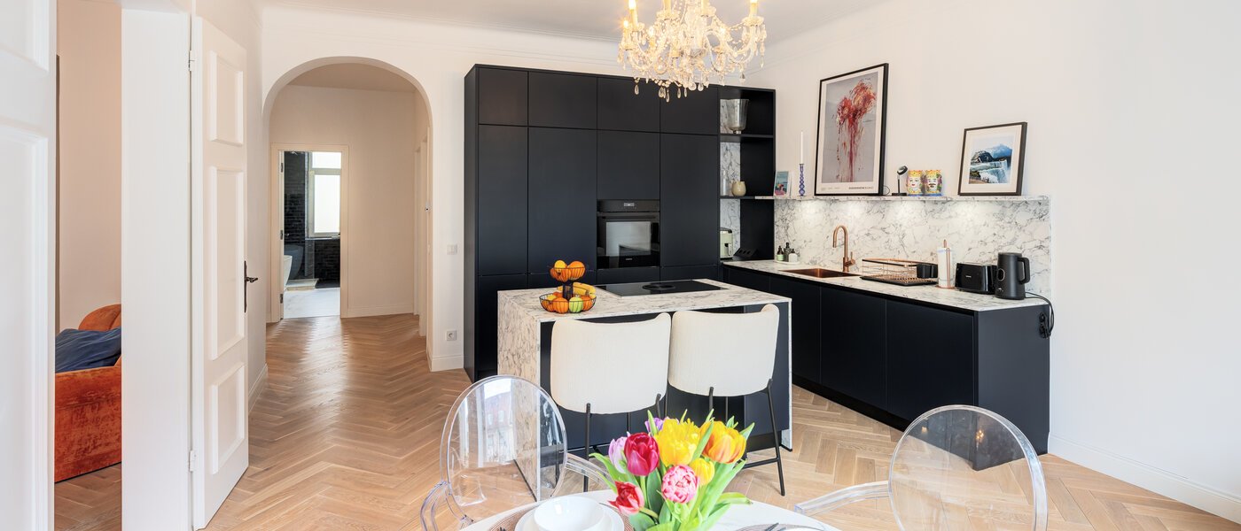 apartamento München Schwabing-West (rund um den Hohenzollernplatz) 06 cocina 14795