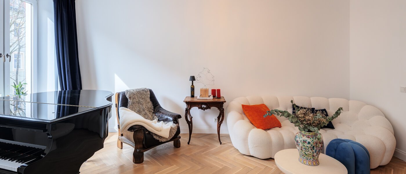 apartamento München Schwabing-West (rund um den Hohenzollernplatz) 02 zona de día  14795