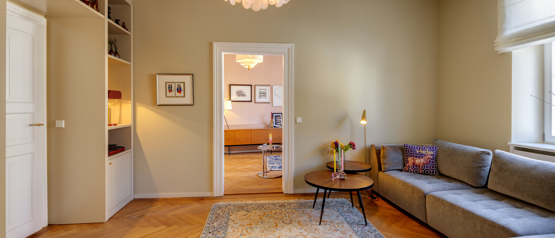 apartamento München Haidhausen 03 sala de estar 14796
