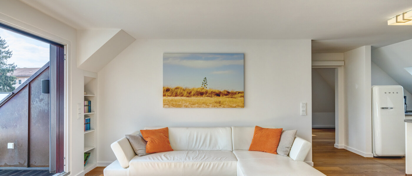 ático con terraza München Moosach 02 zona de día  14797