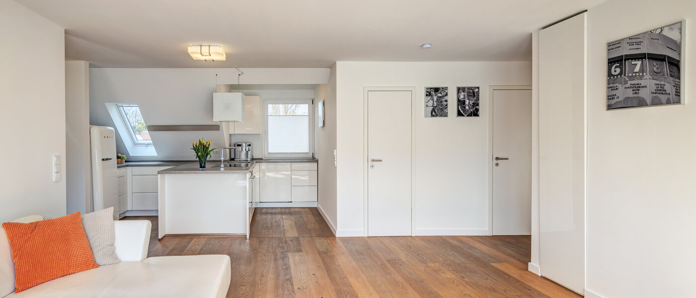 ático con terraza München Moosach 03 zona de día  14797