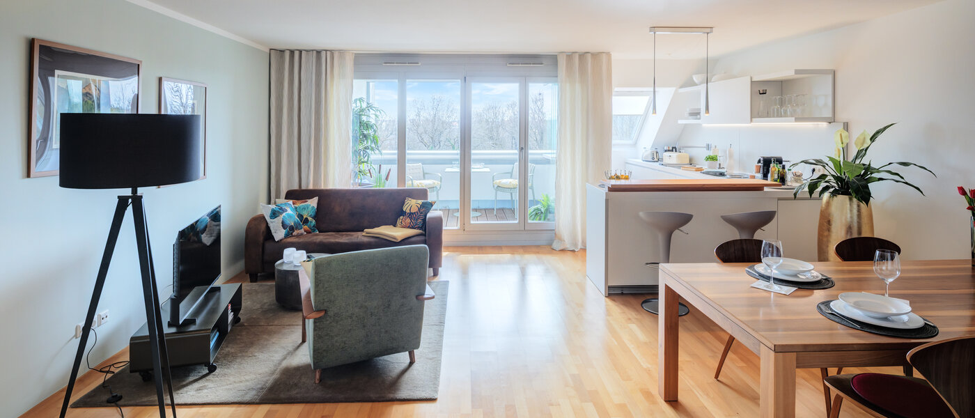 ático München Ludwigsvorstadt 02 zona de día  14803