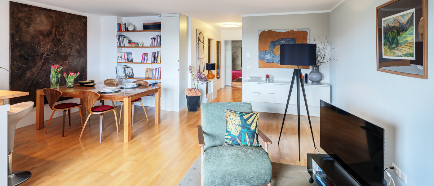 ático München Ludwigsvorstadt 04 zona de día  14803