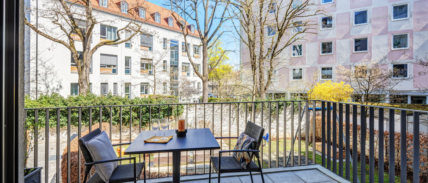 apartamento München Ludwigsvorstadt 01 balcón 14810