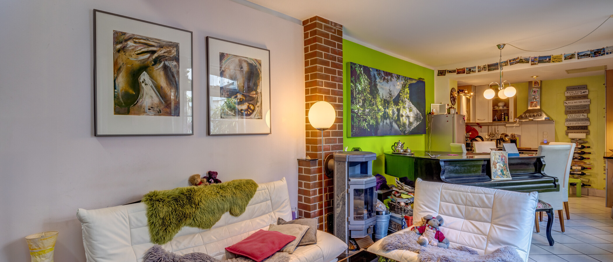 apartamento München Au-Giesing 01 zona de día  14812