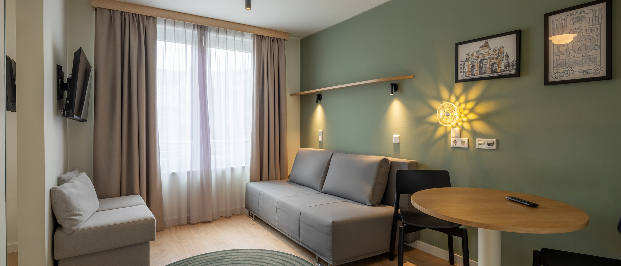 apartamento München Schwanthalerhöhe 01 zona de día  14817