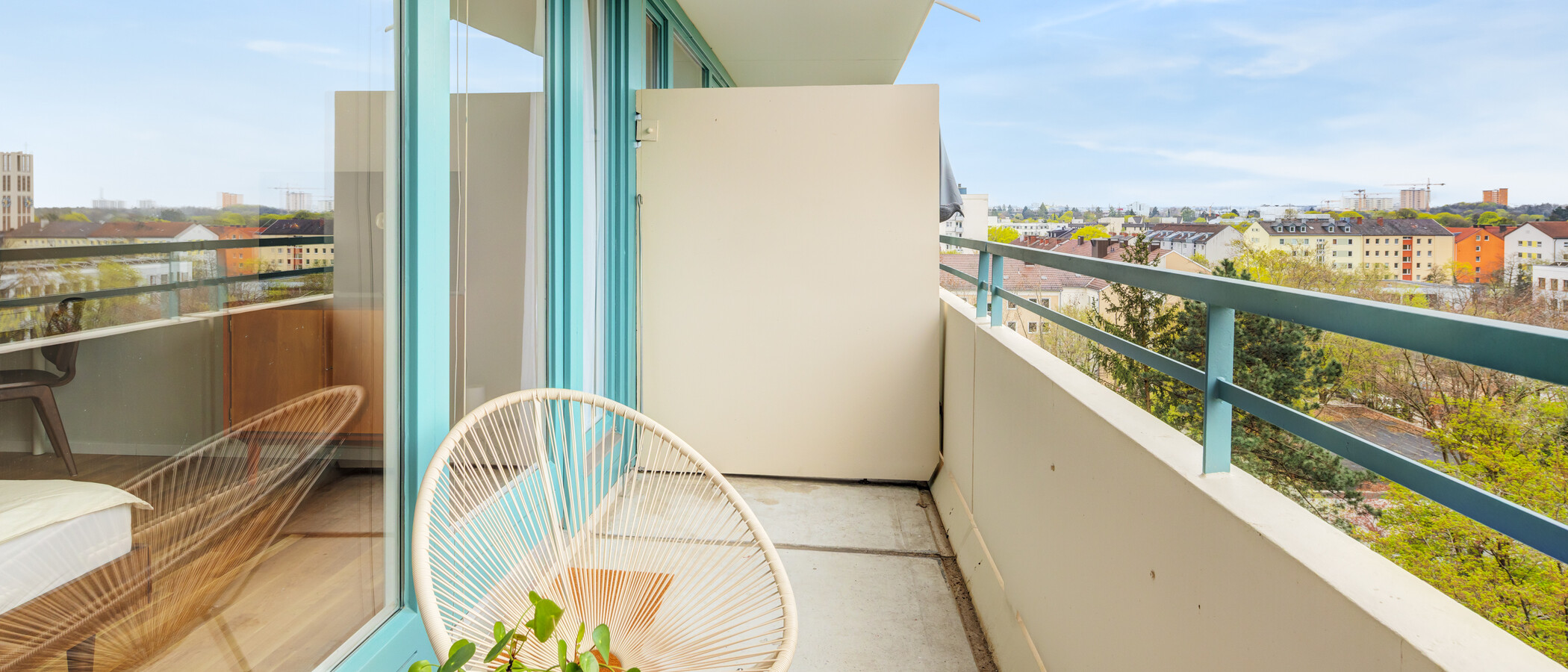 apartamento München Sendling-Westpark 03 balcón 14819