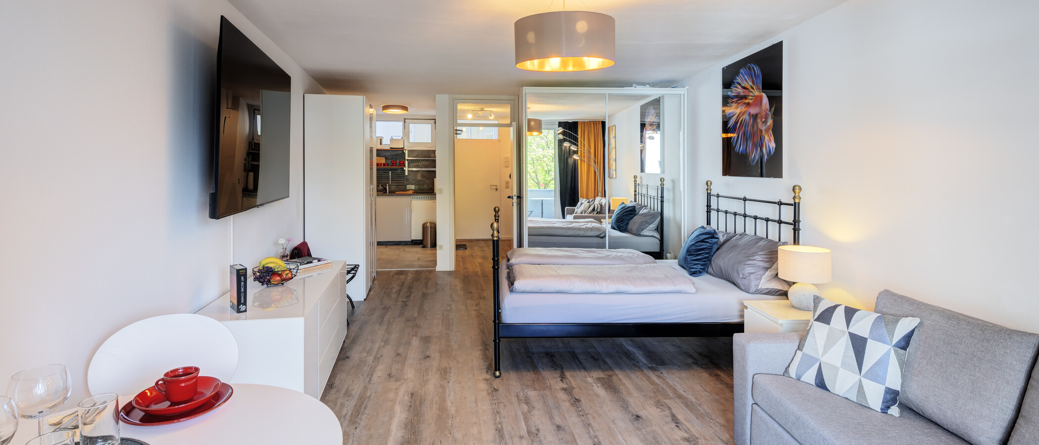 apartamento München Maxvorstadt 04 zona de día  14821