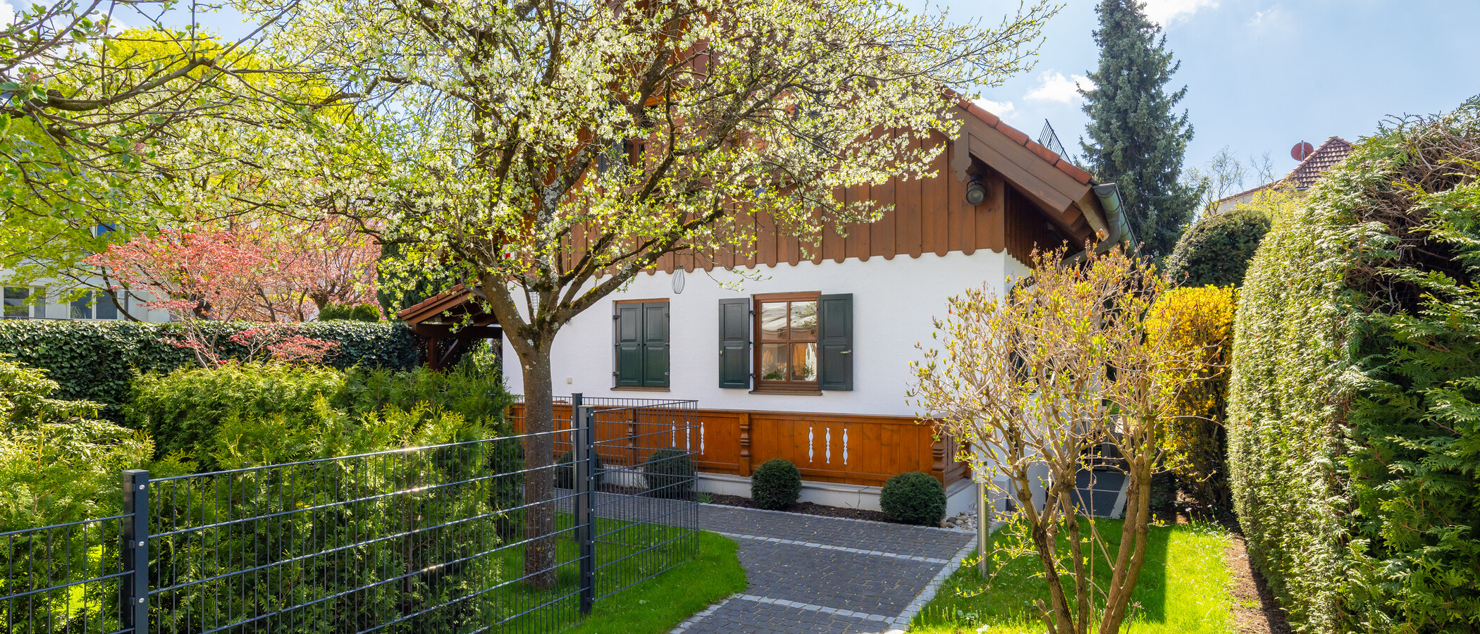 casa unifamiliar München Obersendling 03 camino de acceso 14826