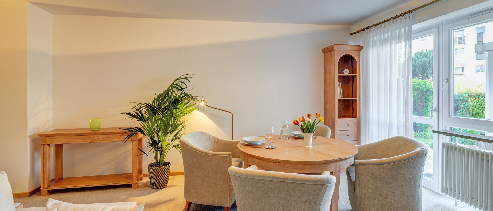 apartamento München Mittersendling 02 sala de estar 14827