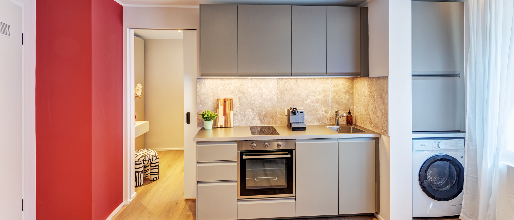 apartamento München Glockenbachviertel 03 zona de día  14828