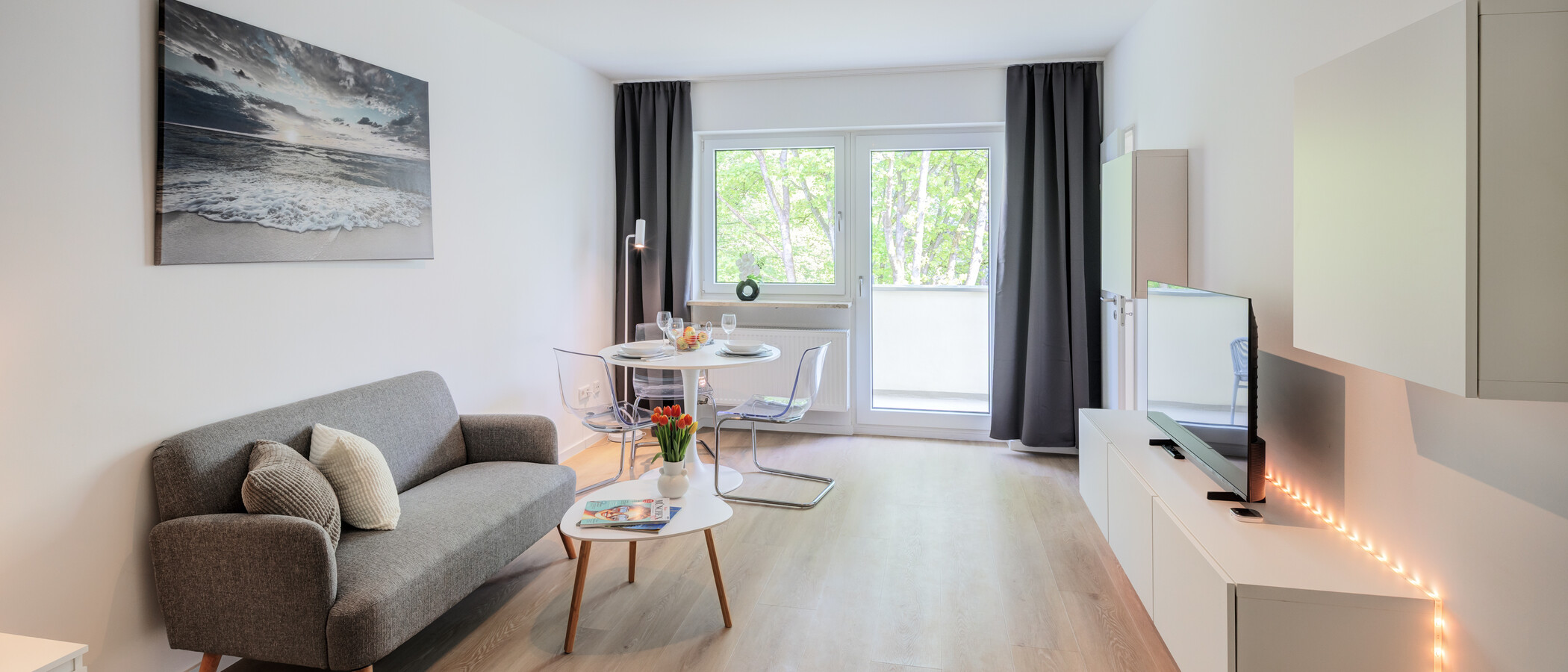 apartamento München Schwabing-West 01 zona de día  14831