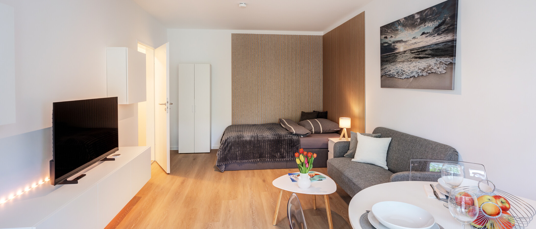 apartamento München Schwabing-West 03 zona de día  14831