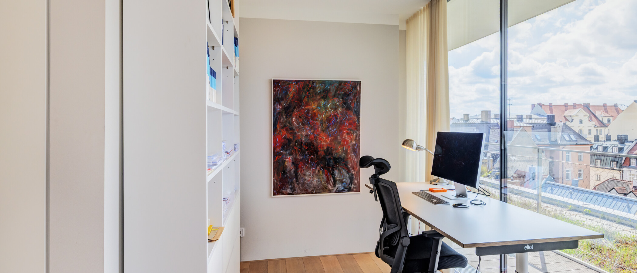 ático lujoso München Haidhausen 01 área de trabajo 14832