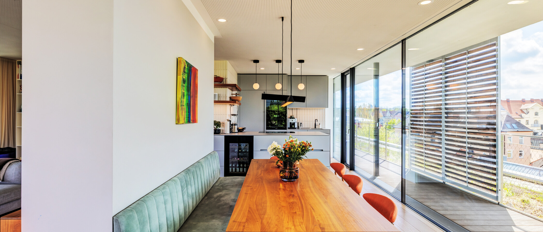 ático lujoso München Haidhausen 02 zona comedor 14832