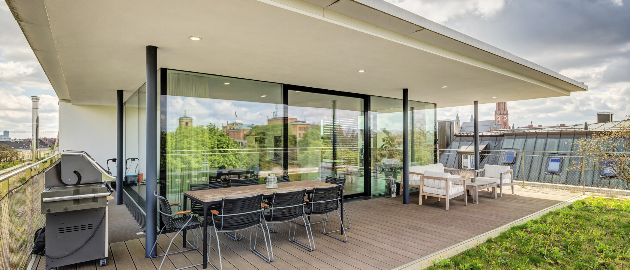 ático lujoso München Haidhausen 01 azotea 14832