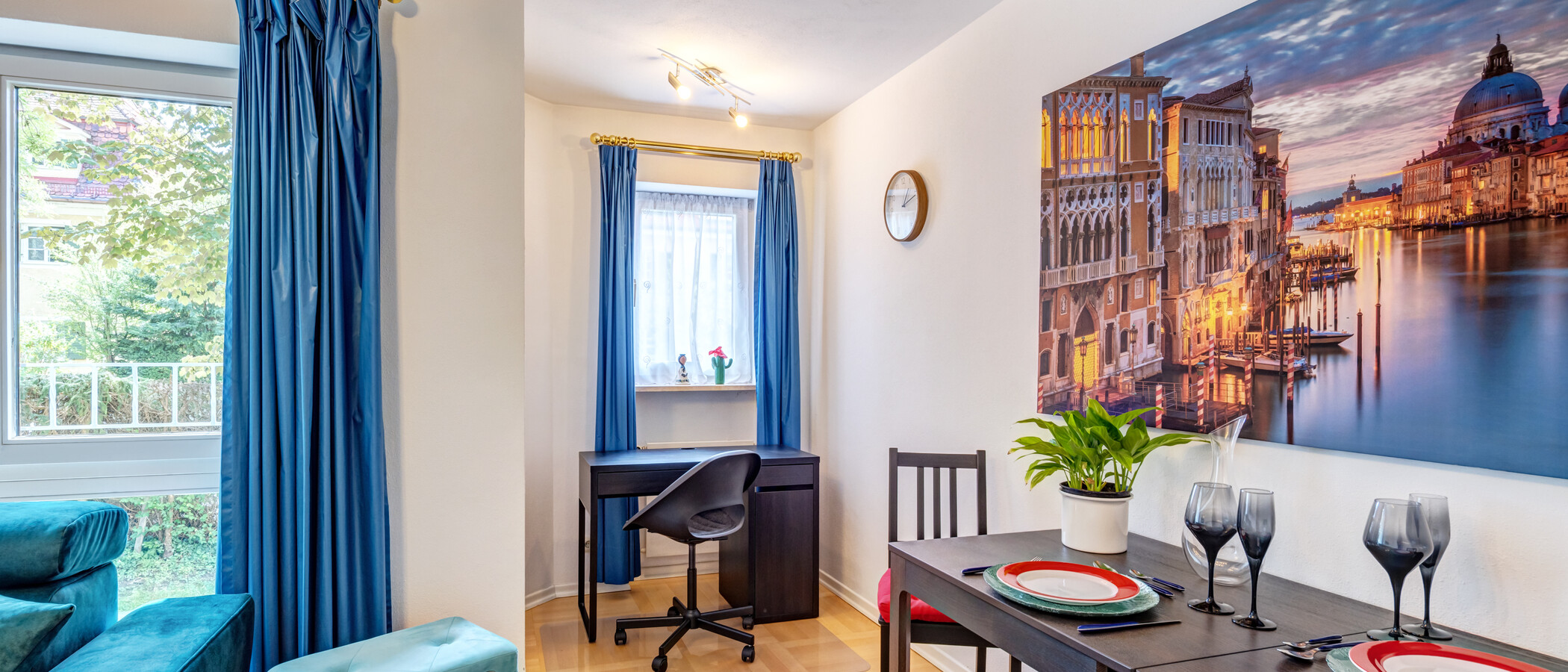 apartamento München Nymphenburg 02 zona de día  14834