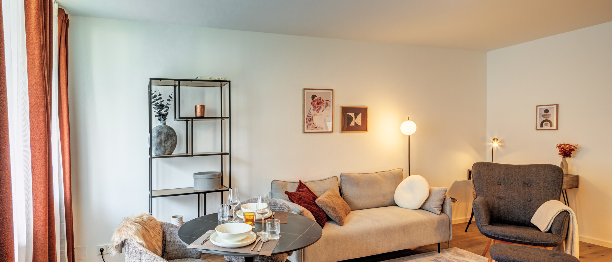 apartamento München Schwabing-West 02 zona de día  14841