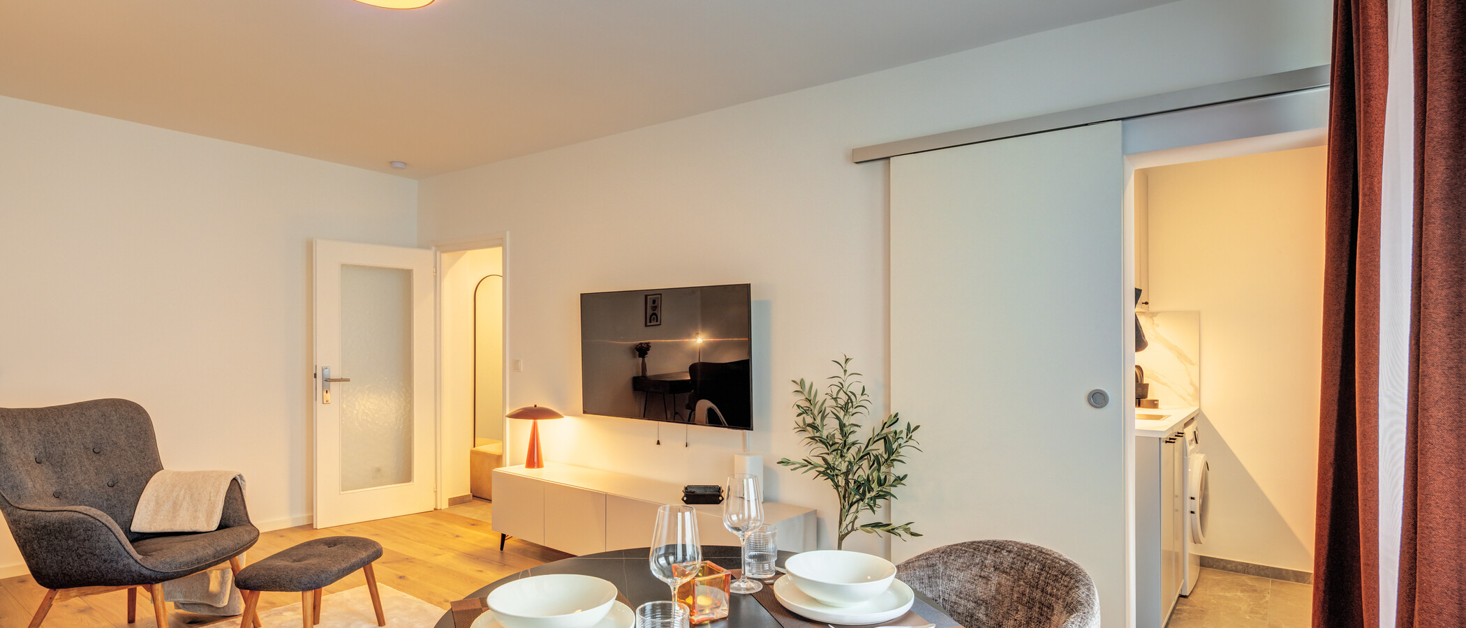apartamento München Schwabing-West 04 zona de día  14841