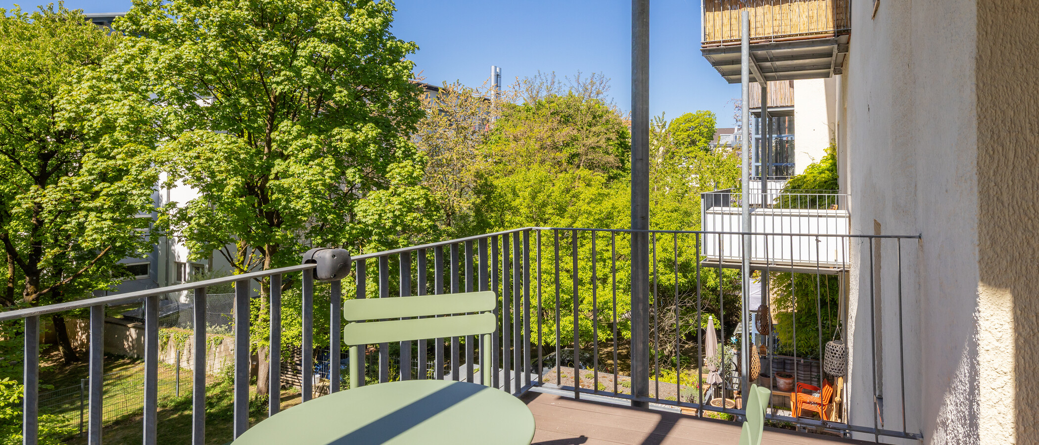 apartamento München Au-Haidhausen 01 balcón 14842