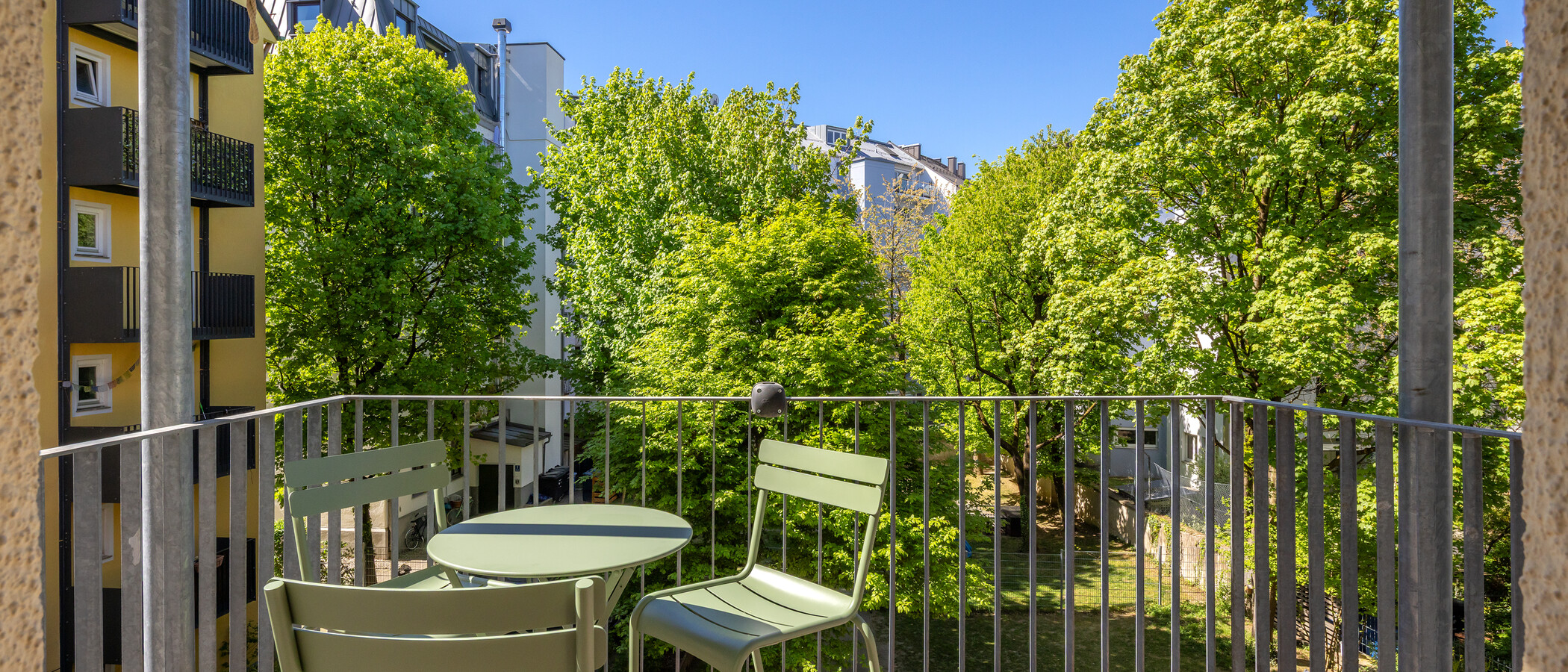 apartamento München Au-Haidhausen 02 balcón 14842
