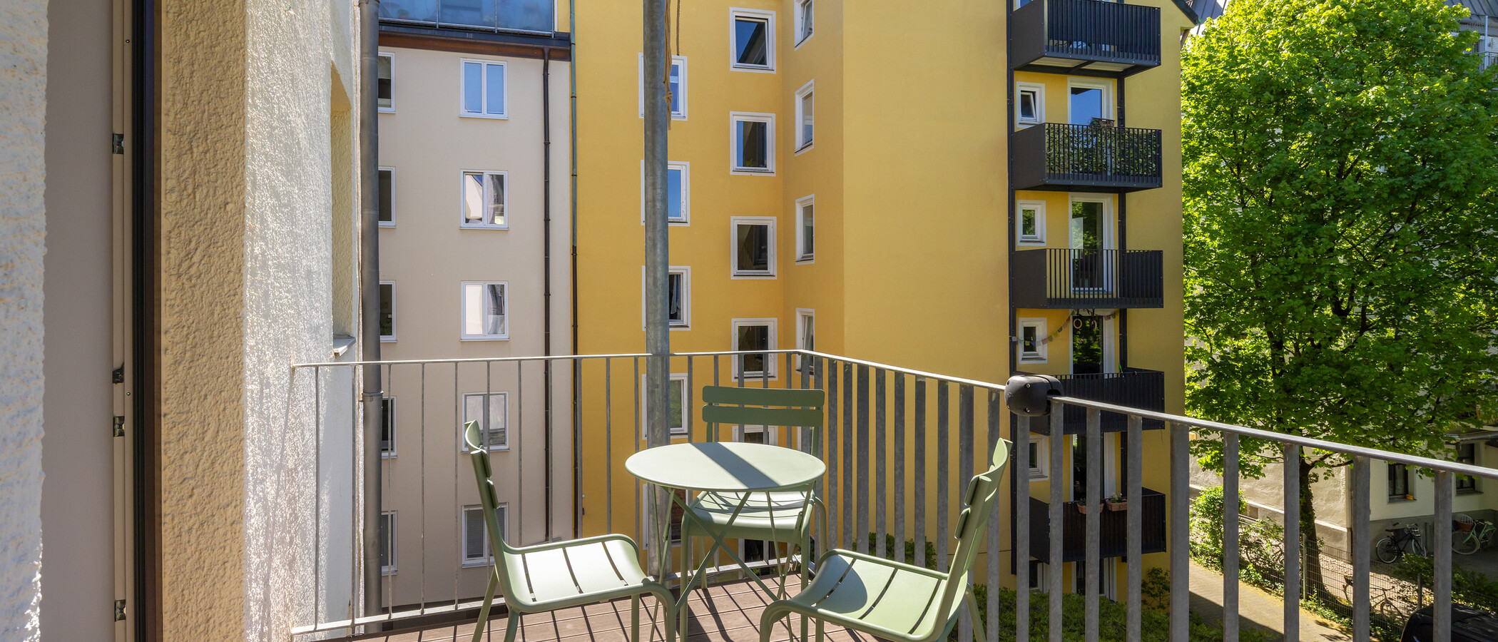 apartamento München Au-Haidhausen 03 balcón 14842