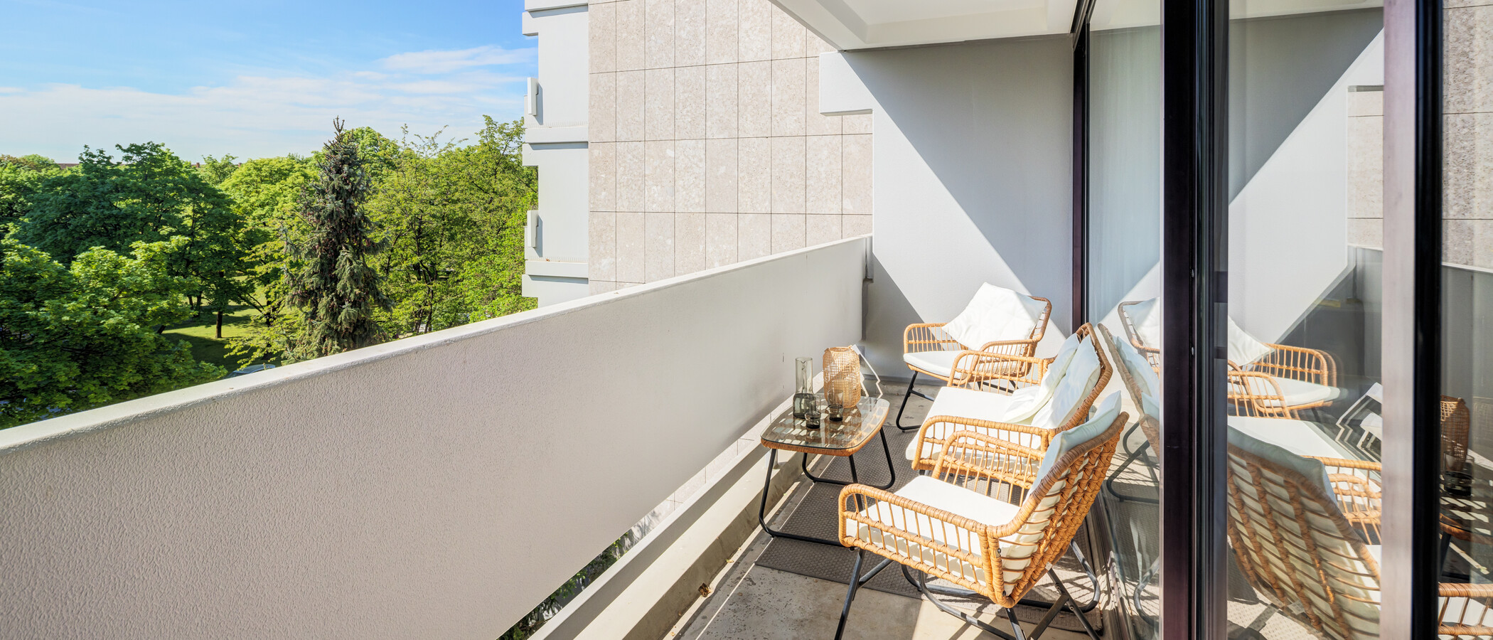 apartamento München Nymphenburg 01 balcón 14845