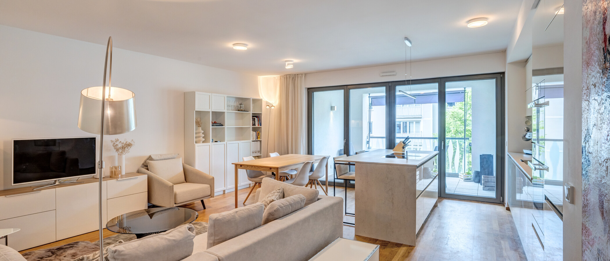 apartamento München Ludwigsvorstadt 01 zona de día  14847