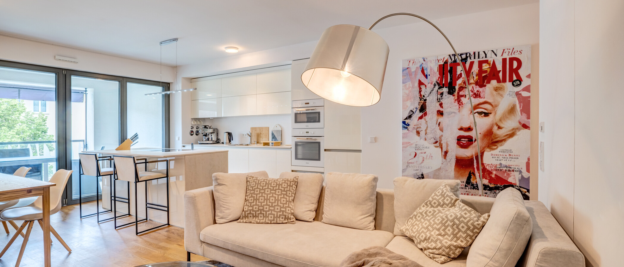 apartamento München Ludwigsvorstadt 02 zona de día  14847