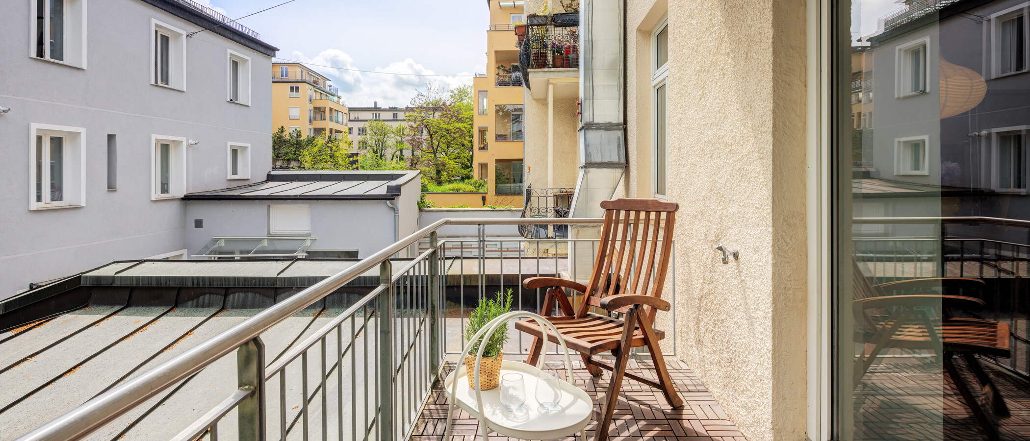 apartamento München Glockenbachviertel 03 balcón 14849