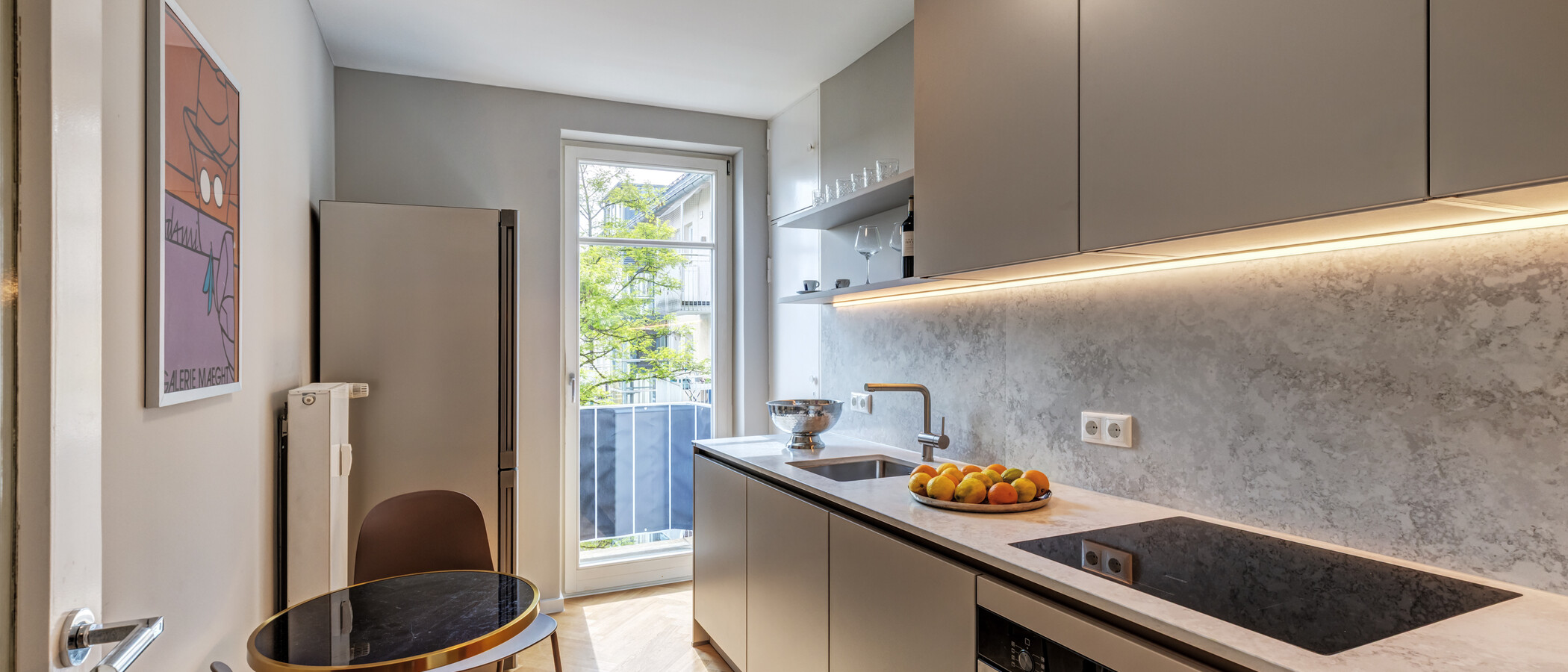 apartamento München Maxvorstadt - Universitätsviertel 01 cocina 14853