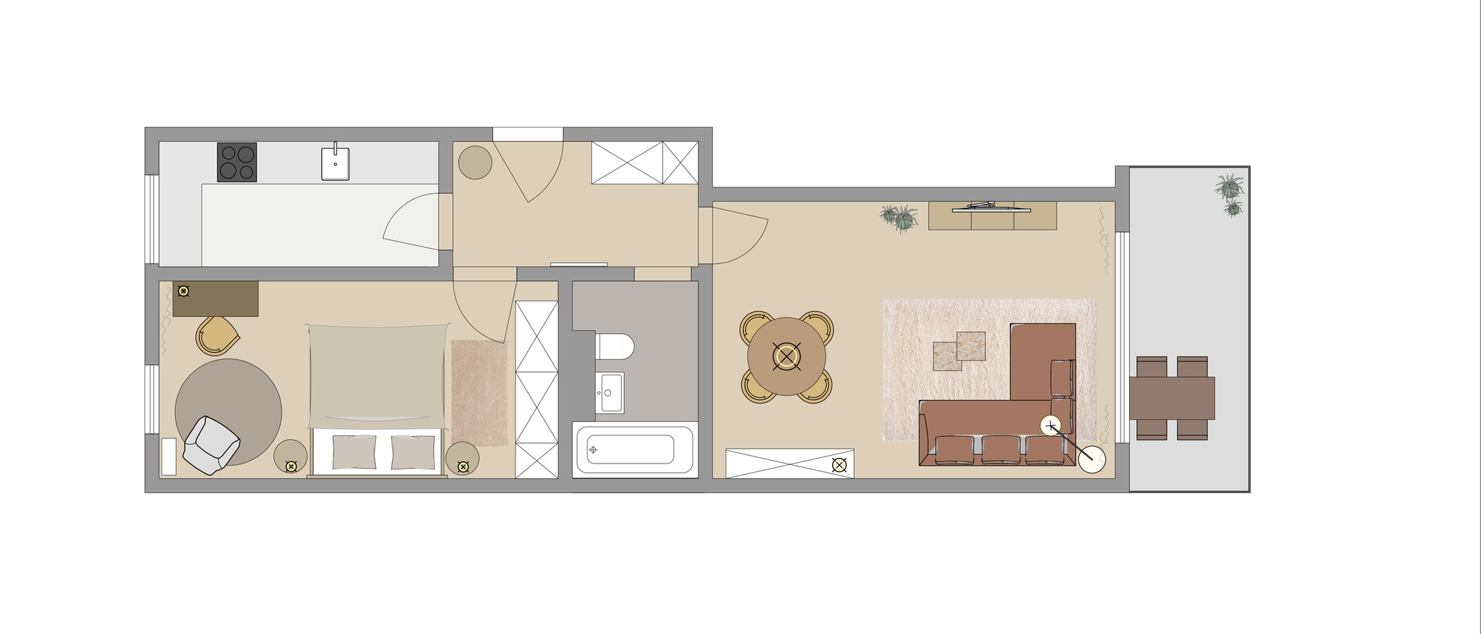 apartamento München Glockenbachviertel 01 plano 14855