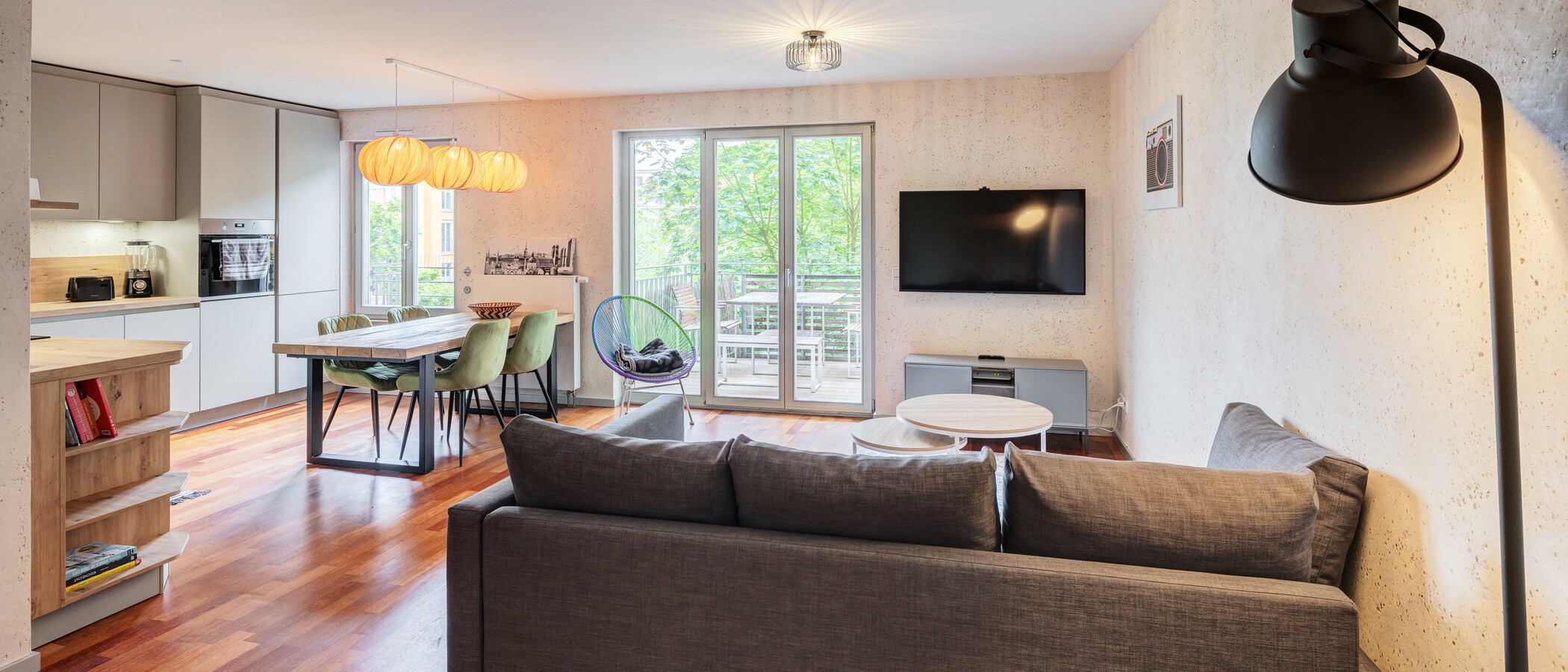 apartamento München Haidhausen 01 zona de día  14860